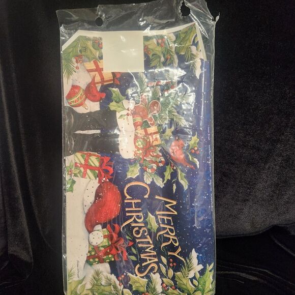 Merry Christmas Mailwraps Mailbox Cover Vinyl Magnetic New Old Stock Cardinal - Picture 7 of 8